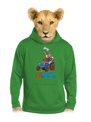 ZeThor dětská mikina klokanka Kelly Green AWD