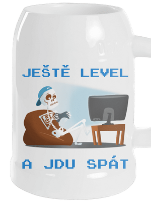 Ještě level půllitr White