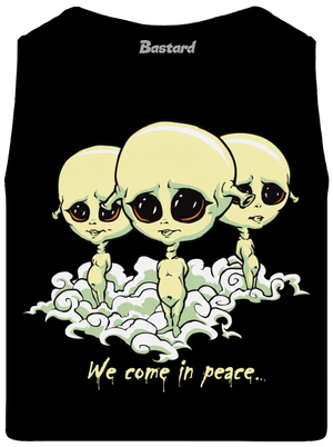 Návštěvníci pánské tílko Black