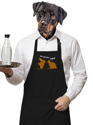 Bolí mě prdel zástěra Black