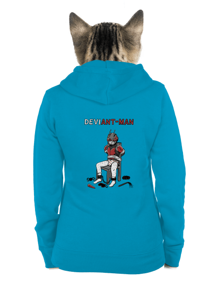 DeviAnt-man dámská mikina na zip Blue Atol