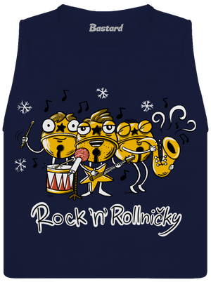 Rock 'n' rollničky dámské tílko volné Navy