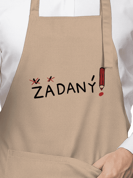 Zadaný a zadaná zástěra Rope