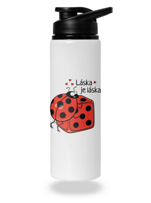 Láska je láska lahev na vodu White