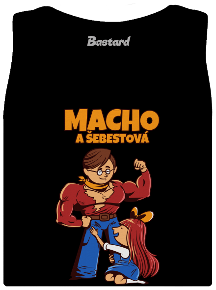 Macho a Šebestová dámské tílko klasické Black