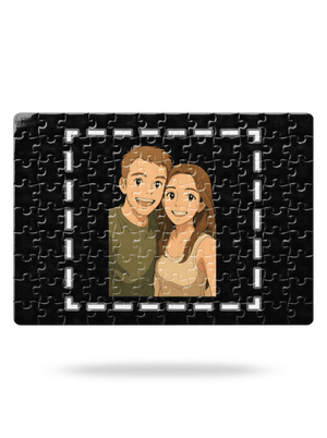 Ghibli efekt z vlastní fotky puzzle White