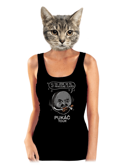 Pukáč tour dámské tílko klasické Black