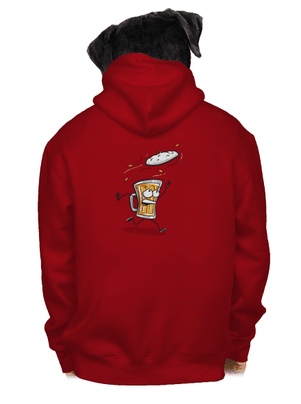 Čepice pánská mikina na zip Red