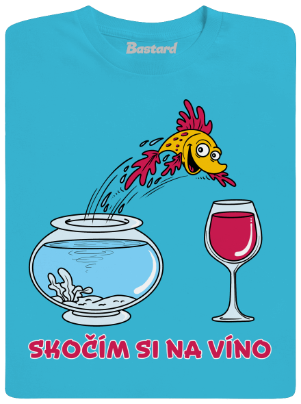 Skočím si na víno pánské tričko Swimming Pool