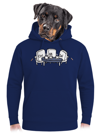 Nerozluční kamarádi unisex mikina premium Navy