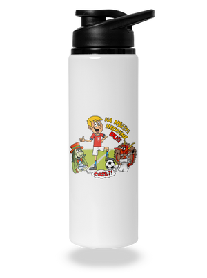 Na hřišti necháme duši lahev na vodu White