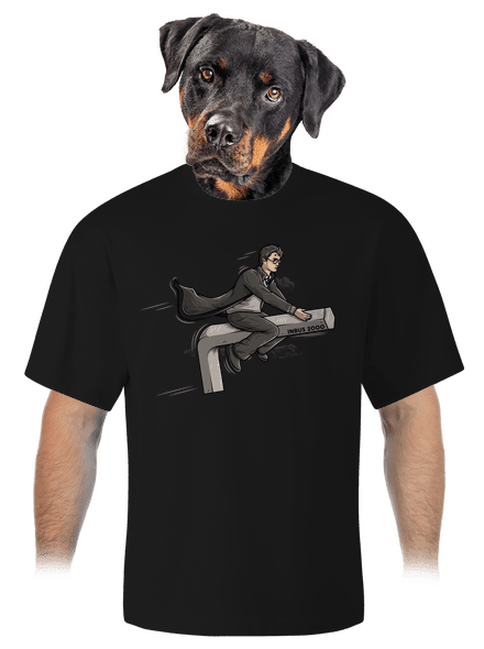 Harry na inbusu unisex tričko oversized Black