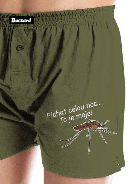 Komár s výdrží pánské trenky Khaki