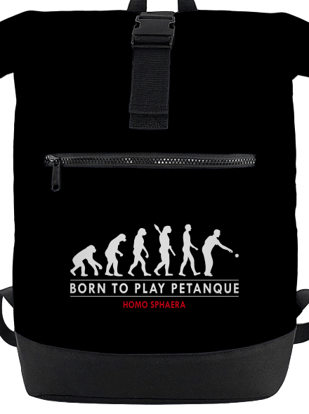 Born to play petanque batoh Black