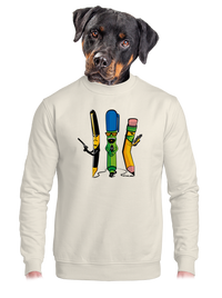 unisex mikina bez kapuce