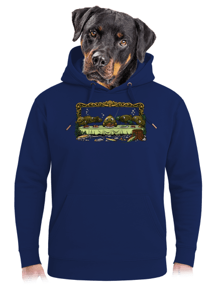 Poslední večeře  unisex mikina premium Navy