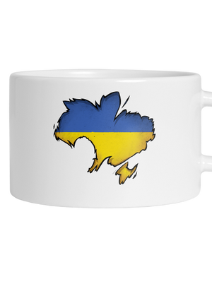 Ukrajina - Inside hrnek makronka White