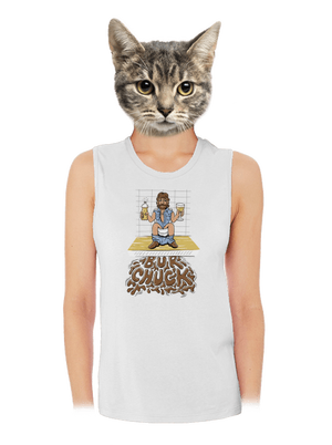 BurChuck dámské tílko volné White