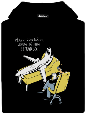 Všichni jsou blázni dámská mikina klokanka Black