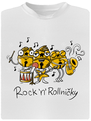 Rock 'n' rollničky dětské sportovní tričko White