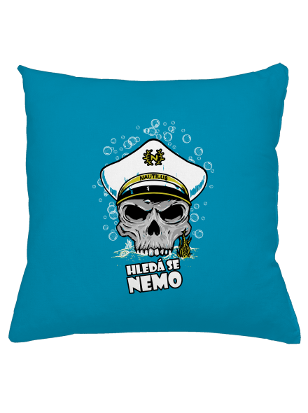 Kapitán Nemo polštář Blue Turquoise