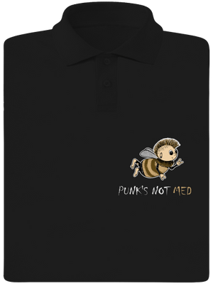 Punks Not Med pánská polokošile Black