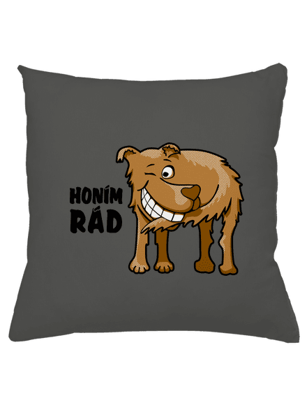 Honím rád polštář Gray Pol