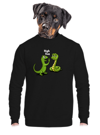 unisex mikina bez kapuce