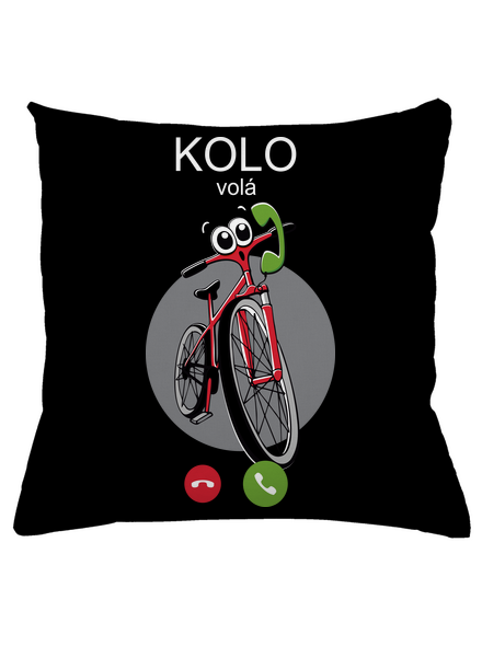 Kolo volá polštář Black