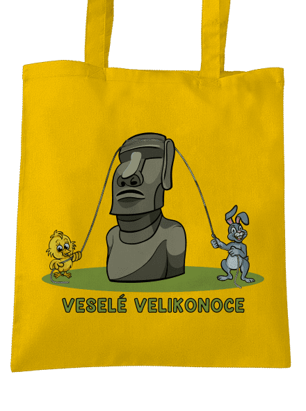 Velikonoční Moai taška Sunflower
