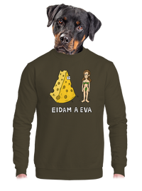 unisex mikina bez kapuce