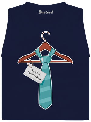 Nechci se vázat dámské tílko volné Navy