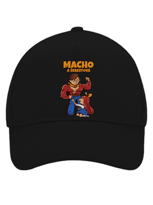 Macho a Šebestová kšiltovka baseballka Black