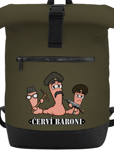 Červí baroni batoh Military Green