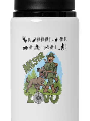 Mistr lovu lahev na vodu White