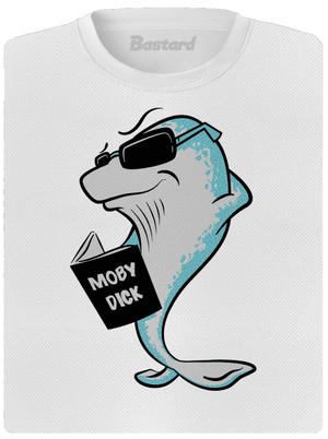 Moby Dick dámské sportovní tričko White