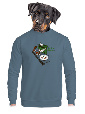 unisex mikina bez kapuce