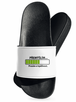 Přemýšlím pantofle White