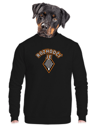 unisex mikina bez kapuce