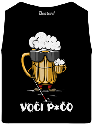 Voči p*čo pánské tílko Black