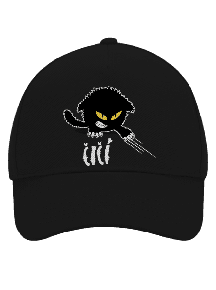 Čičina kšiltovka baseballka Black