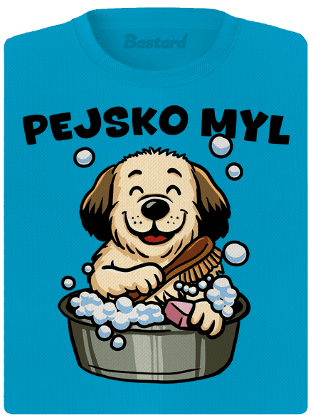 Pejskomyl dámské sportovní tričko Blue Atol