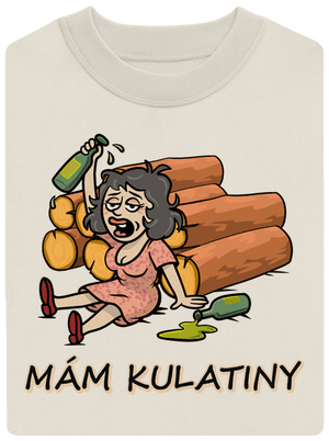 Mám kulatiny unisex mikina bez kapuce Off White