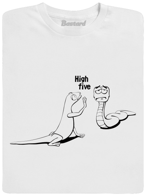 Omalovánka: High Five pánské tričko White