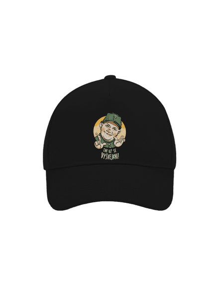 Vyšvejkni se kšiltovka baseballka Black