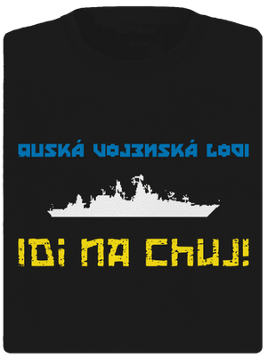 Ukrajina - Lodi idi na chuj dámské sportovní tričko Black