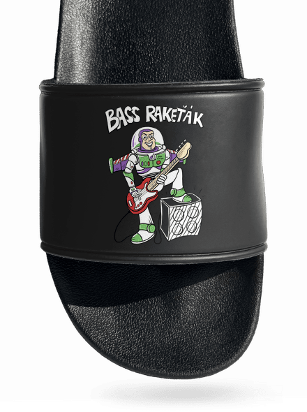Bass Rakeťák pantofle Black