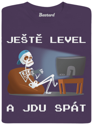 Ještě level pánské tričko Urban Purple