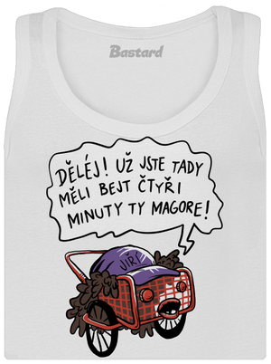 Jiří kára dámské tílko klasické White