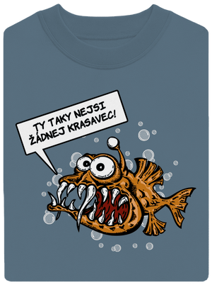 Mořský ďas unisex mikina bez kapuce Nordic Blue